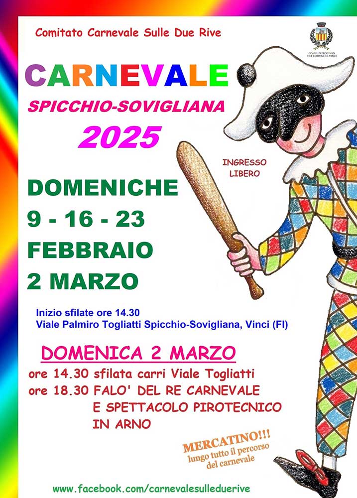 Carnevale sulle due rive 2025